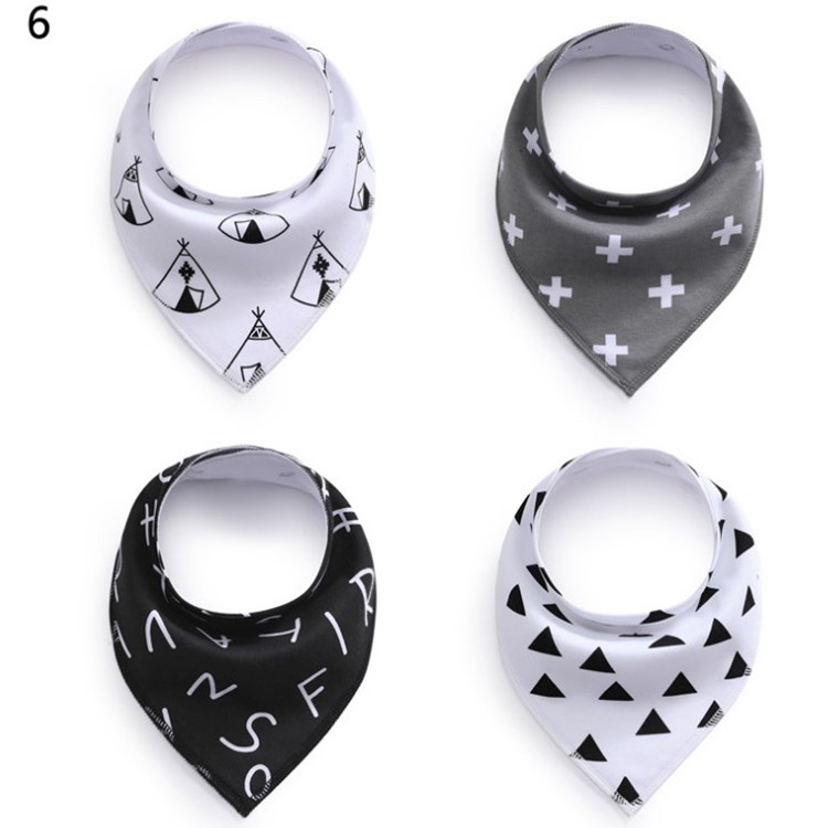 Wholesale Cotton Baby Bibs Soft and Absorbent for Boys & Girls Baby Bandana Drool Bibs Maternal and Child Supplies