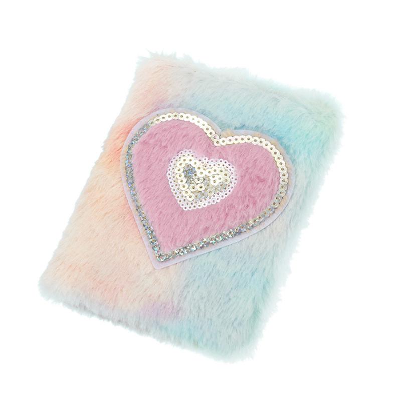 Plush Cartoon Cute Diary Book Notebook Notepad Paper High Quality Supplies For School Office Accessories Child Cute Notebook