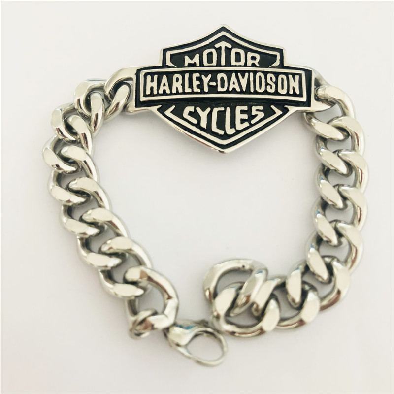Stainless Steel Gold Silver Color Shield Bracelet Biker Style Motorcycles Man Bracelet 23cm
Stainless Steel Gold Silver Color Shield Bracelet Biker Style Motorcycles Man Bracelet 23cm