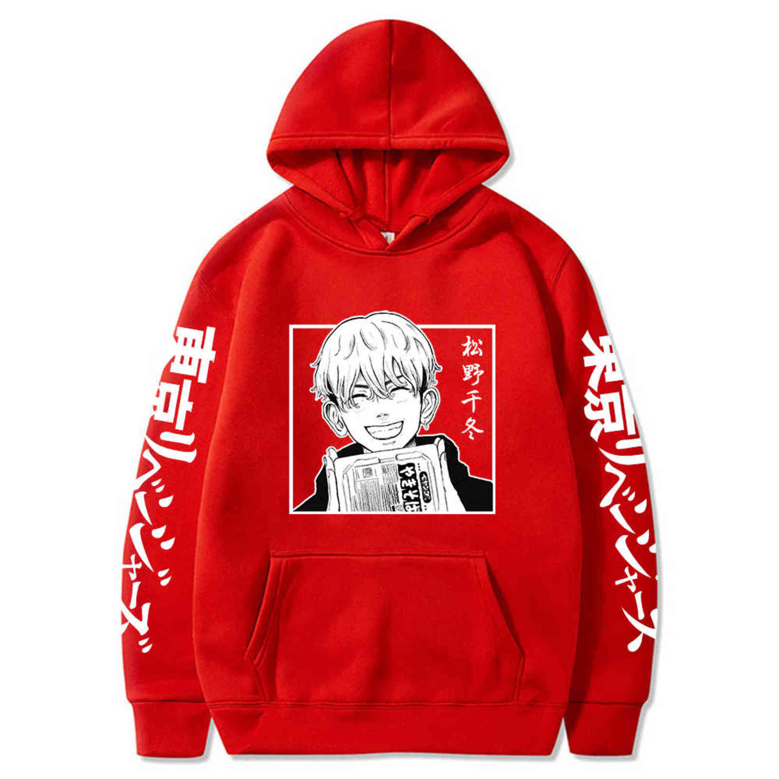 Hot Anime Tokyo Revengers Hoodies Matsuno Chifuyu Manga Print Sweatshirt Harajuku Long Sleeve Autumn Pullover Casual Y1109
