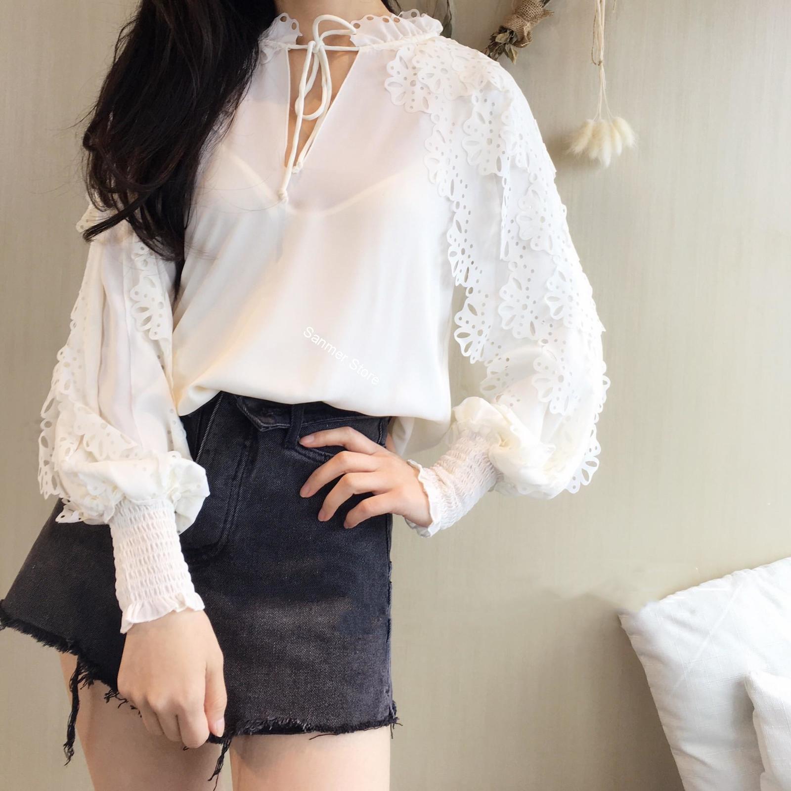 2021 New Duas Peas Blusa Feminina Manga Longa Lanterna Floral Oco Para Fora Retalhos Arco Doce Camisa Primavera e Vero Vlw0, Black
2021 New Duas Peas Blusa Feminina Manga Longa Lanterna Floral Oco Para Fora Retalhos Arco Doce Camisa Primavera e Vero Vlw0, Black