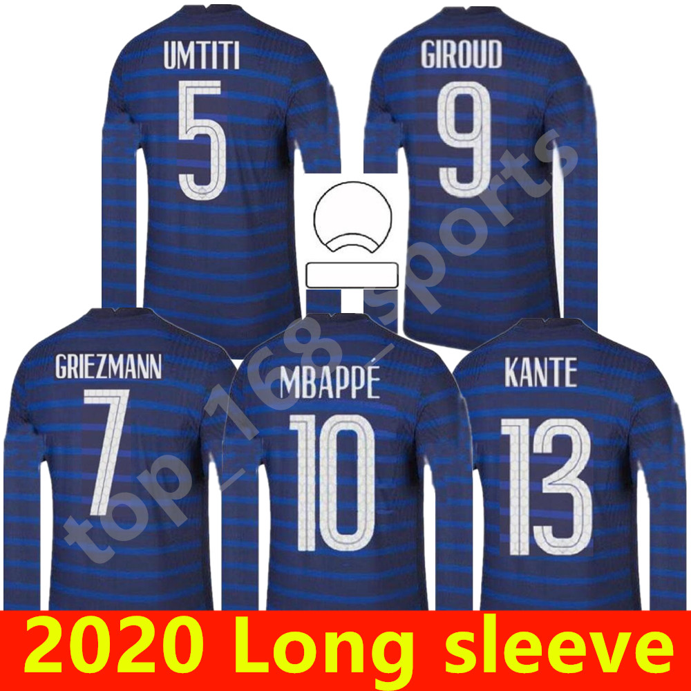2021 Men Long sleeve France Soccer Jerseys LE SOMMER HENRY KYLIAN MBAPPE ANTOINE GRIEZMANN PAUL POGBA GIROUD ZIDANE KANTE LLORIS BENZEMA Football Kits, Black;yellow
2021 Men Long sleeve France Soccer Jerseys LE SOMMER HENRY KYLIAN MBAPPE ANTOINE GRIEZMANN PAUL POGBA GIROUD ZIDANE KANTE LLORIS BENZEMA Football Kits, Black;yellow