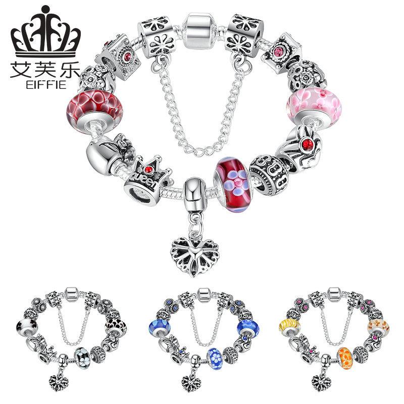 Link, Chain DIY Beaded Boutique Large Hole Glass Bead Women's Bracelet, Black
Link, Chain DIY Beaded Boutique Large Hole Glass Bead Women's Bracelet, Black