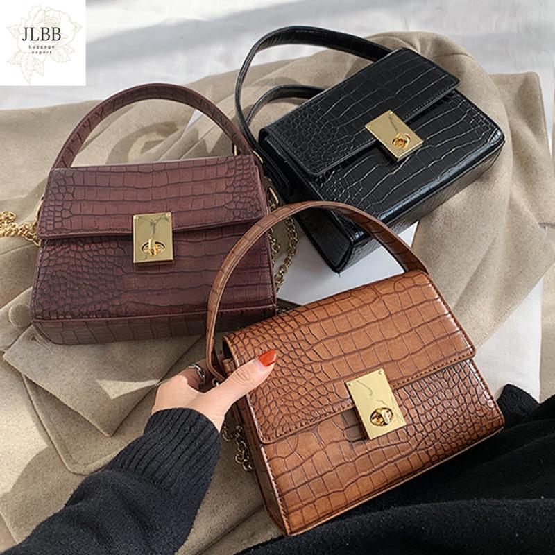 Casual Crocodile Pattern Women's Handbag Fashion Chain Alligator Shoulder Bag Designer Messenger Crossbody Bags for Women 2021, Black
Casual Crocodile Pattern Women's Handbag Fashion Chain Alligator Shoulder Bag Designer Messenger Crossbody Bags for Women 2021, Black