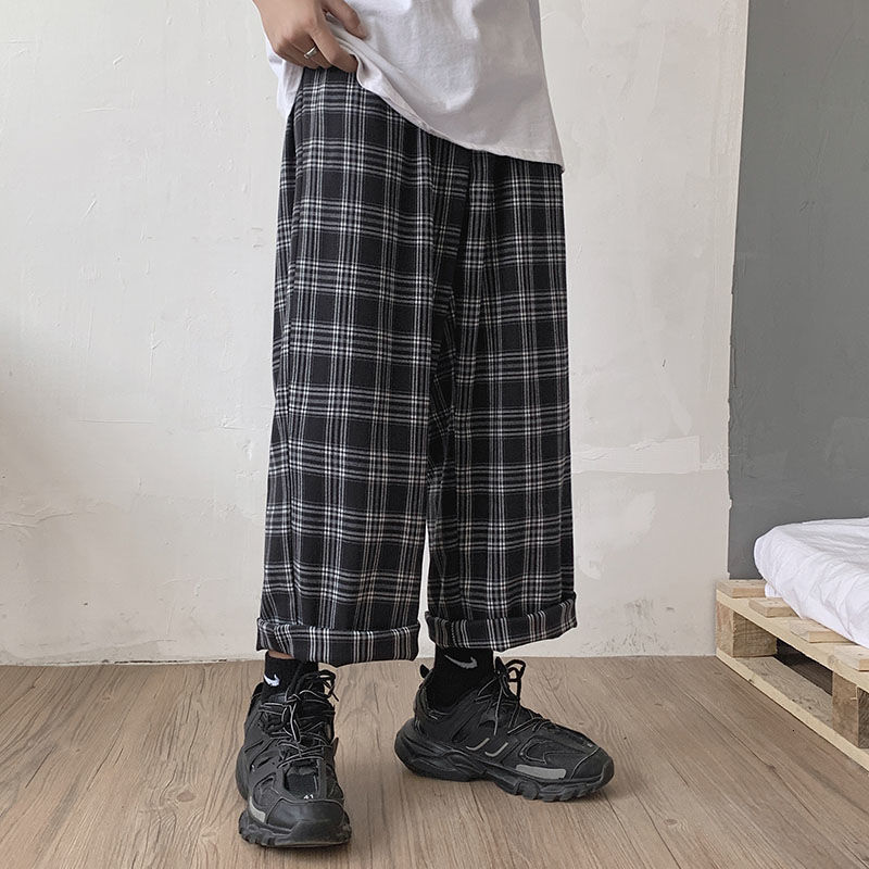 2021 New Men's Lattice Printing Casual Baggy Haren Pants Fashion Trend Sweatpants Male Black Color Trousers Plus Size M-2xl Jax1
2021 New Men's Lattice Printing Casual Baggy Haren Pants Fashion Trend Sweatpants Male Black Color Trousers Plus Size M-2xl Jax1