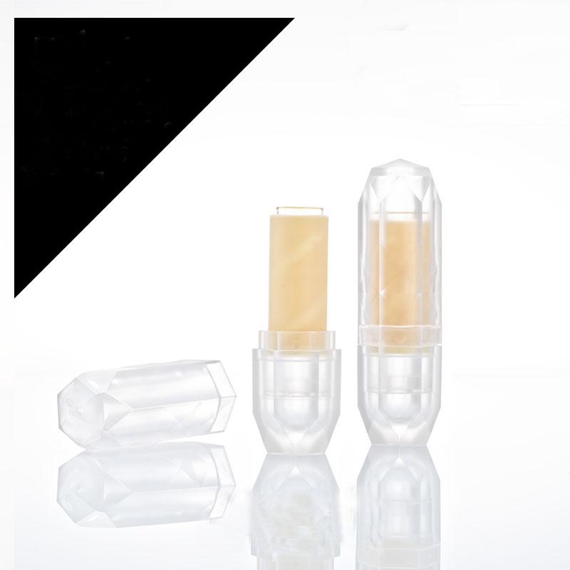 12.1mm 10/30/50pcs Empty Translucent Diamond Lipstick Tube , DIY Portable Frosted Makeup Lipstick Container Cosmetics Packaging