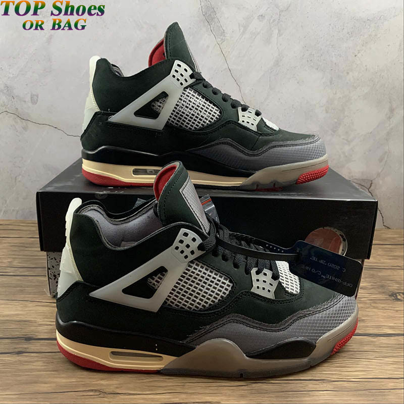 2021 Top Quality Men Women Off Joint Design Bred Jumpman 4 Shoes Big Size 4s Black White Red Fashion Outdoor Sports Trainers Sneakers, #1
2021 Top Quality Men Women Off Joint Design Bred Jumpman 4 Shoes Big Size 4s Black White Red Fashion Outdoor Sports Trainers Sneakers, #1