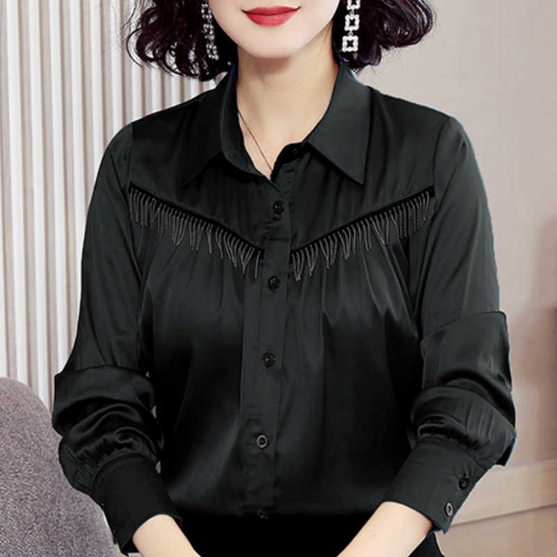 Fashion Woman Blouses Spring Long Sleeve Chiffon Blouse Women Tops Turn Down Collar Office Blouse Women Blusa Feminina C463 210602, White
Fashion Woman Blouses Spring Long Sleeve Chiffon Blouse Women Tops Turn Down Collar Office Blouse Women Blusa Feminina C463 210602, White