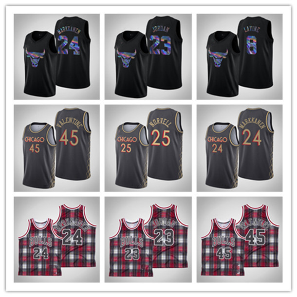 Custom Mens 2020-21 Chicago Bulls Denzel Valentine 45 Lauri Markkanen 24 Zach Norvell 25 Black City Throwback Basketball Jersey
Custom Mens 2020-21 Chicago Bulls Denzel Valentine 45 Lauri Markkanen 24 Zach Norvell 25 Black City Throwback Basketball Jersey