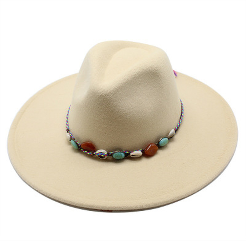 2021 New Fedora for 9.5cm Large Brim Solid Rope Belt Classic Elegant Jazz Caps Winter Autumn White Red Felt Hats Women M3lp, Wine red
2021 New Fedora for 9.5cm Large Brim Solid Rope Belt Classic Elegant Jazz Caps Winter Autumn White Red Felt Hats Women M3lp, Wine red
