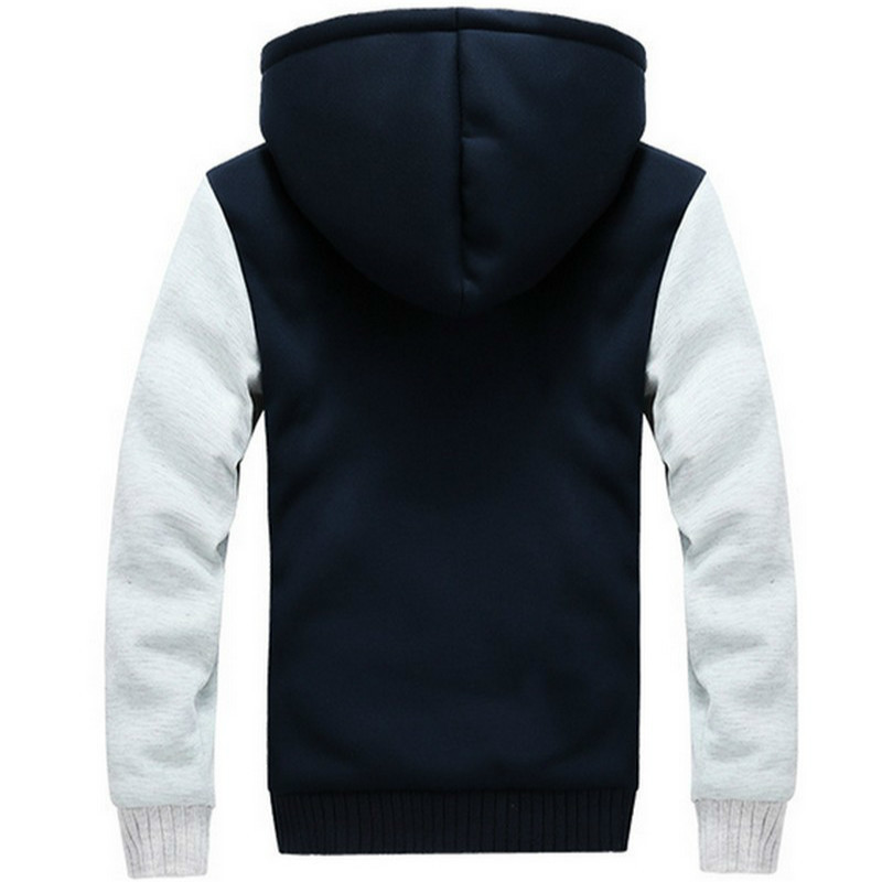 Shionfa Patchwork Fleece Men's Hoodie Winter Thick Sweatshirts Casual Hooded Cardigan Fashion Bomber Fur Jackets Zipper Coat 5xl 201104