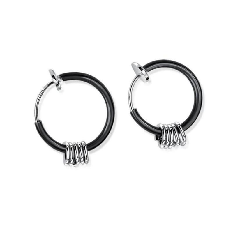 Hoop & Huggie Stainless Steel Black Small Earrings Men Women Hip Hop Loop Round Gift For Him
Hoop & Huggie Stainless Steel Black Small Earrings Men Women Hip Hop Loop Round Gift For Him