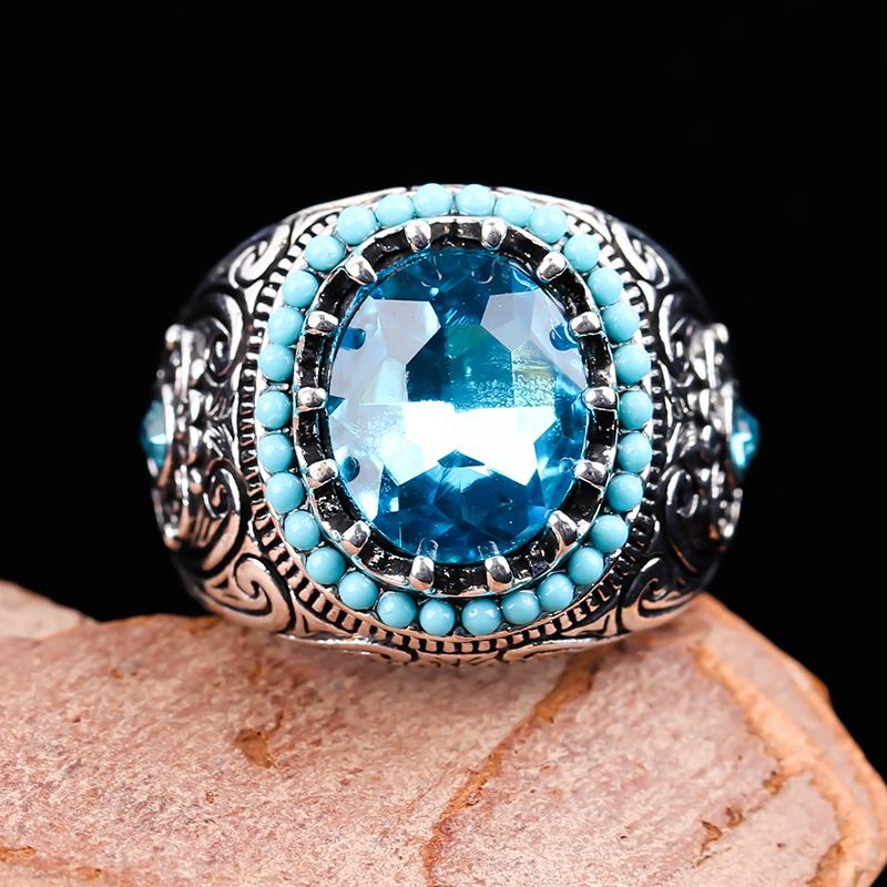 Cluster Rings Vintage Two Tone Wave Pattern Engraved Blue Stone Bow Ring For Women Ladies Wedding Dance Party Retro Flower Jewelry Gift D4M8
Cluster Rings Vintage Two Tone Wave Pattern Engraved Blue Stone Bow Ring For Women Ladies Wedding Dance Party Retro Flower Jewelry Gift D4M8