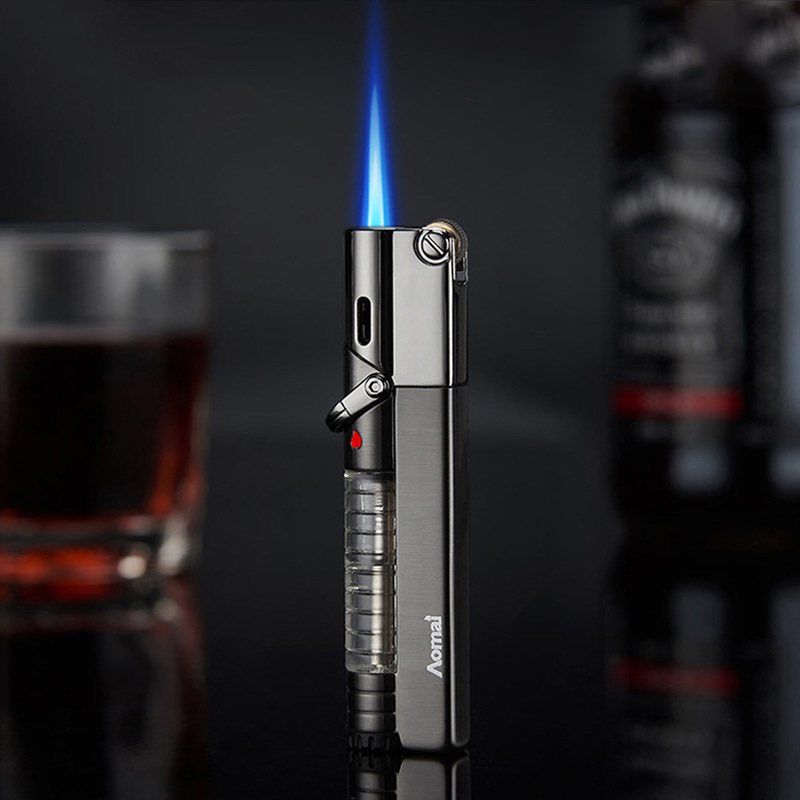 Flint Lighter Butane Torch Turbo Lighter High Firepower 1300C Cigar Cigarette Lighters Smoking Accessories Gadgets for Men
Flint Lighter Butane Torch Turbo Lighter High Firepower 1300C Cigar Cigarette Lighters Smoking Accessories Gadgets for Men