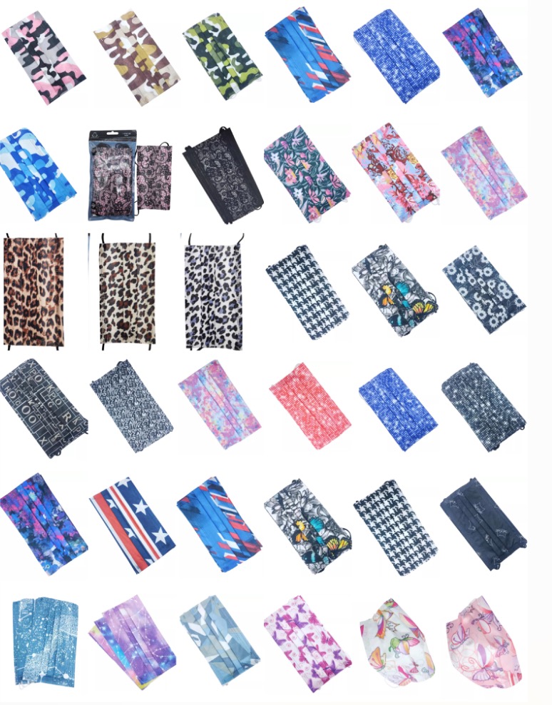 Adult Designer Face Mask (10pcs/pack) Disposable Masks Fashion Earloops protective Mask Women Mens 3 layers Leopard Camouflage 50 models
Adult Designer Face Mask (10pcs/pack) Disposable Masks Fashion Earloops protective Mask Women Mens 3 layers Leopard Camouflage 50 models