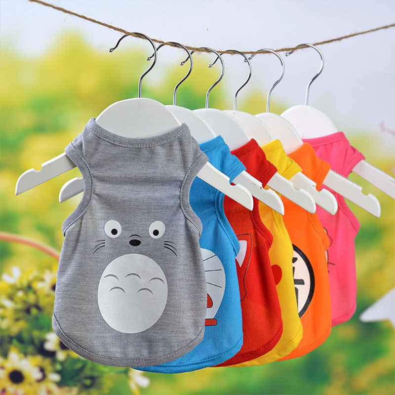 Cartoon Pet Summer Clothing Breathable Dog Clothes Puppy Cat Vest for Dogs Costume Pets Outfits
Cartoon Pet Summer Clothing Breathable Dog Clothes Puppy Cat Vest for Dogs Costume Pets Outfits