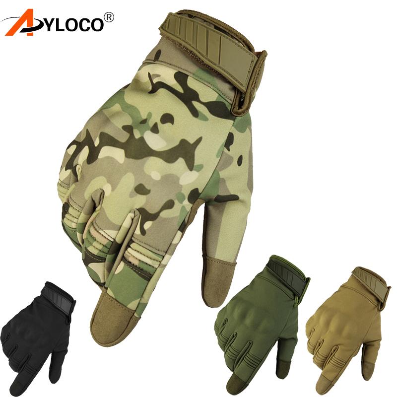 Sports Gloves Camouflage Tactical Touch Army Waterproof Paintball Shooting Military Anti-Skid Full Finger, Black
Sports Gloves Camouflage Tactical Touch Army Waterproof Paintball Shooting Military Anti-Skid Full Finger, Black