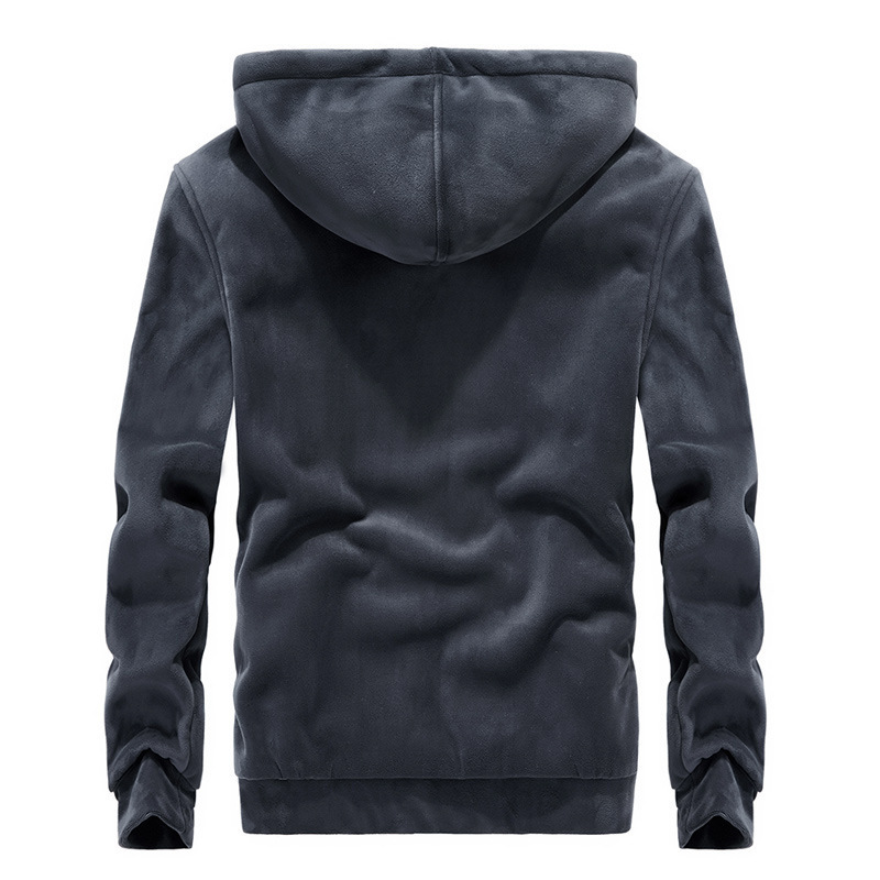 Men's winter spring hoodies sweatshirts cashmere velvet warm sport oversized hoodie with zipper one piece hoodie sudadera hombre 201020