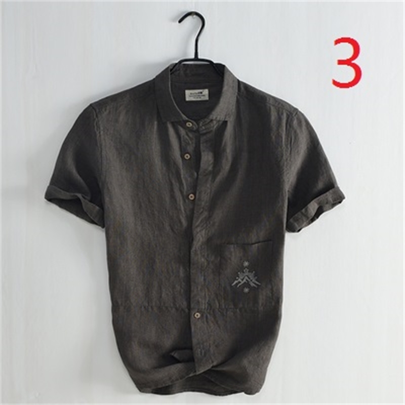 2021 New Summer Pocket Embroidery Linen Short-sleeved Square Collar Literary Leisure Loose Breathable Cotton Shirt Men's Thin Nymq
2021 New Summer Pocket Embroidery Linen Short-sleeved Square Collar Literary Leisure Loose Breathable Cotton Shirt Men's Thin Nymq
