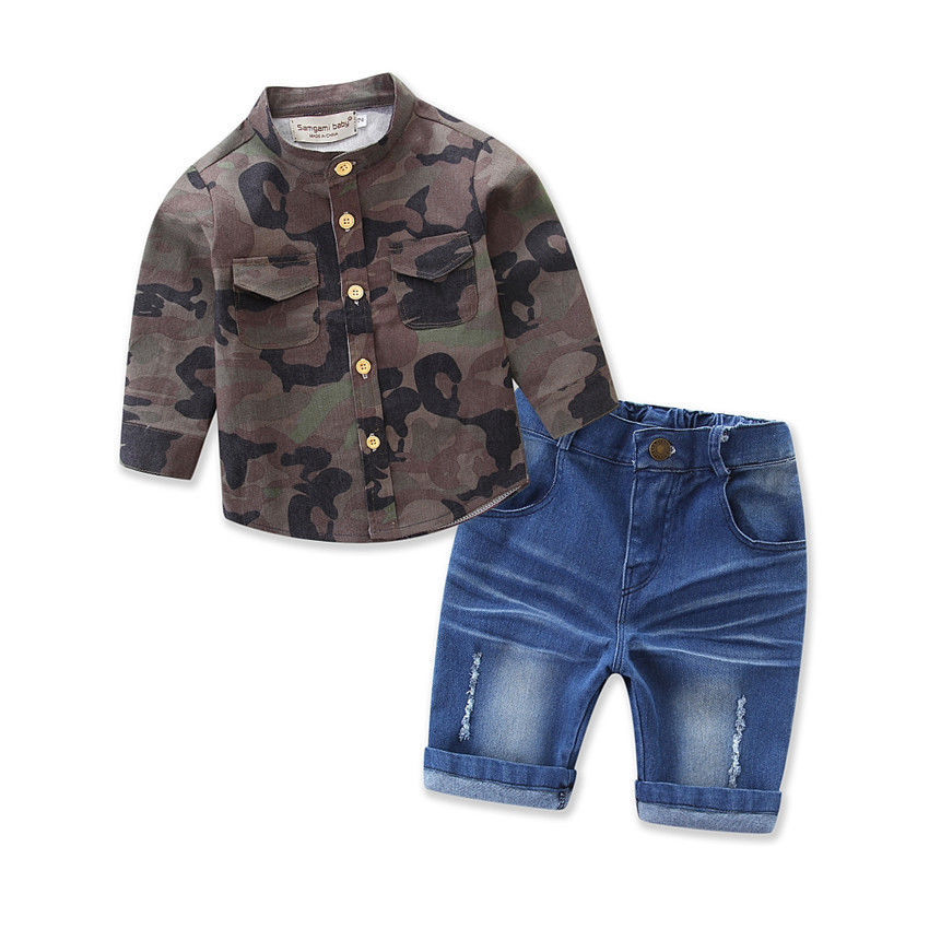 2pcs Toddler Kids Child Baby Boy Camo Shirt Tops Jeans Denin Pants Outfits Summer 2pcs Set Casual Clothes 1-7Y C0225, White
2pcs Toddler Kids Child Baby Boy Camo Shirt Tops Jeans Denin Pants Outfits Summer 2pcs Set Casual Clothes 1-7Y C0225, White