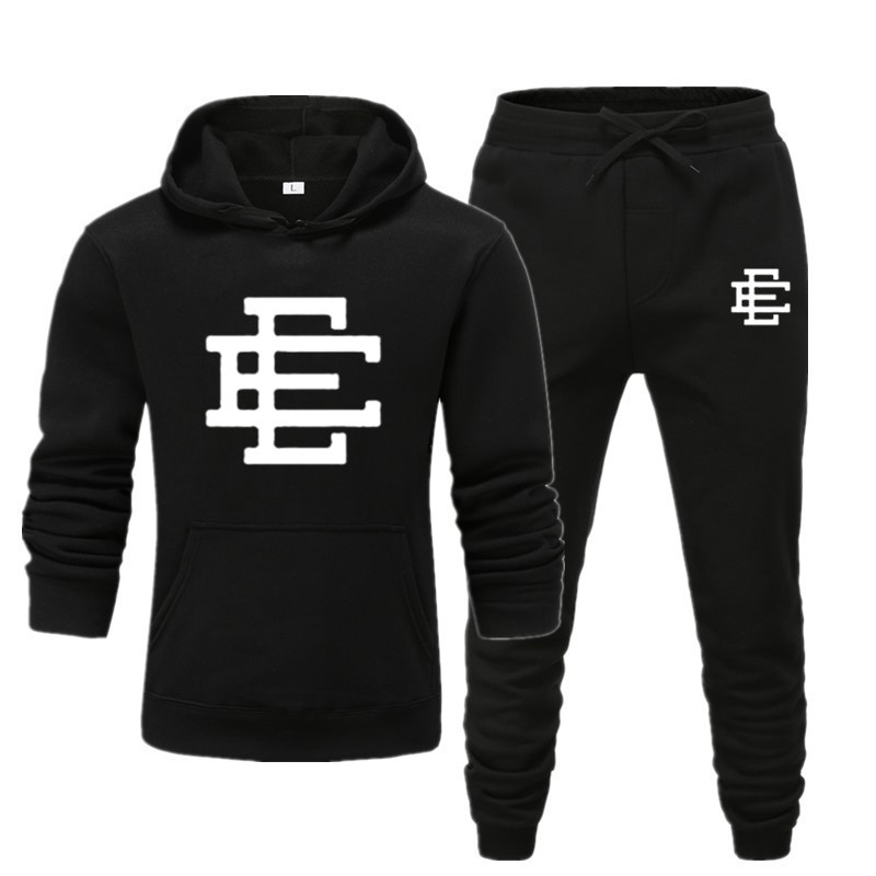 Hot Brand Eric Emanuel Ee Men Suit Sweatshirt Sweatpants 2 Pieces Sets Tracksuit Male Hooded Sportswear Sudadera Hombre, P85 black and white
Hot Brand Eric Emanuel Ee Men Suit Sweatshirt Sweatpants 2 Pieces Sets Tracksuit Male Hooded Sportswear Sudadera Hombre, P85 black and white