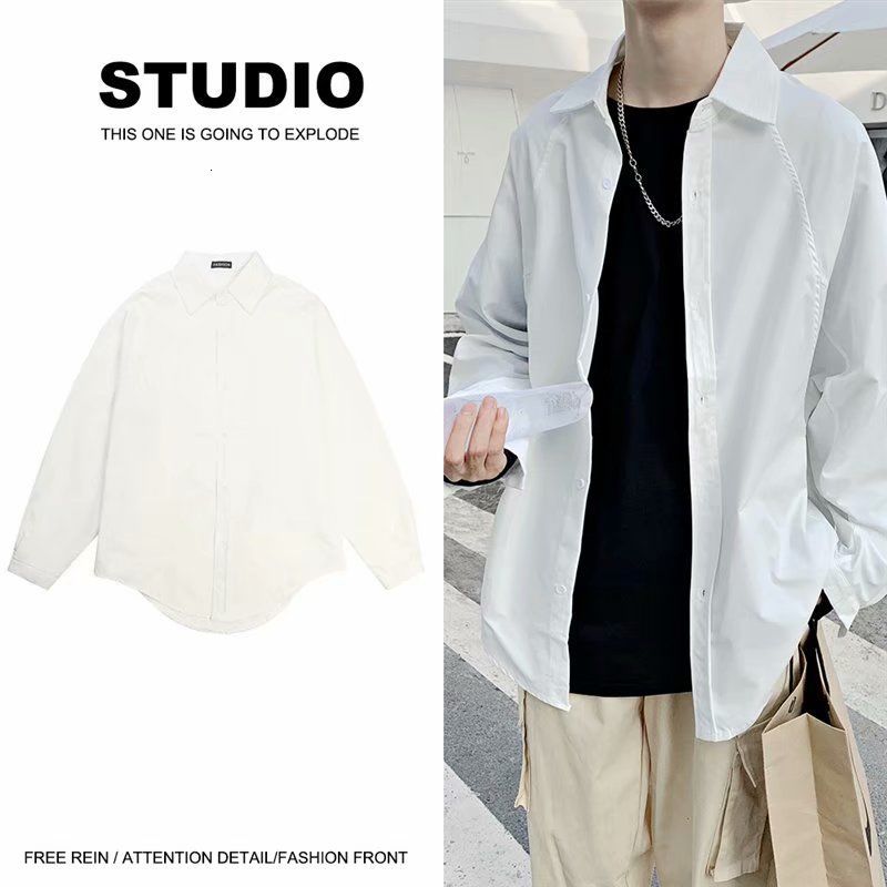 2021 New Spring Cotton Men's Fashion Solid Color Business Casual Men Korean Loose Long-sleeved Shirts Mens Shirt -2xl R9gt, Black
2021 New Spring Cotton Men's Fashion Solid Color Business Casual Men Korean Loose Long-sleeved Shirts Mens Shirt -2xl R9gt, Black