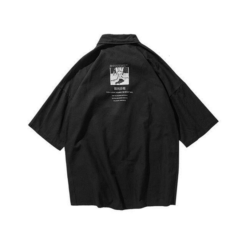 2021 New Blusas Dos Homens Casual Harajuku Camisas Carga Militar Manga Curta Estilo Japons De Masculina Camisa Htst
2021 New Blusas Dos Homens Casual Harajuku Camisas Carga Militar Manga Curta Estilo Japons De Masculina Camisa Htst