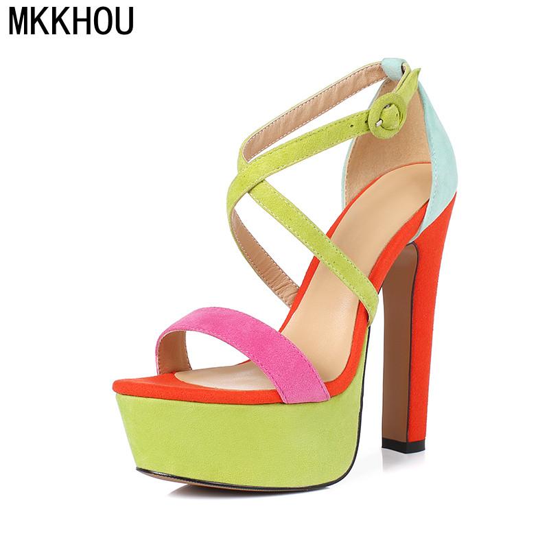 Dress Shoes MKKHOU Fashion Sandals Women's Summer Genuine Leather Open Toe Strap Combination Platform Super High Heels, Black
Dress Shoes MKKHOU Fashion Sandals Women's Summer Genuine Leather Open Toe Strap Combination Platform Super High Heels, Black