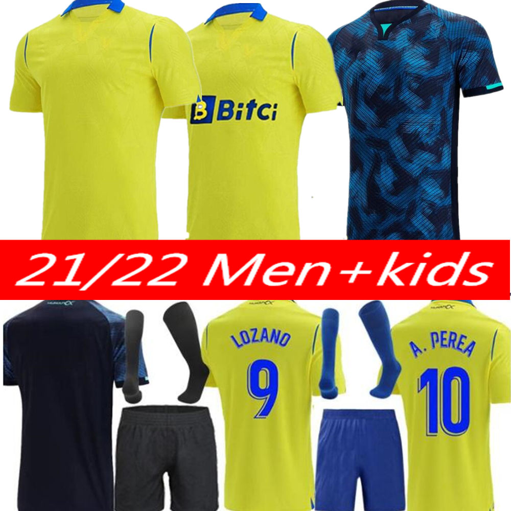 Cadiz 21 22 soccer jerseys A.PEREA LOZANO ALEX football shirts Arzamendia A.ESPINO JONSSON jersey JUAN CALA I.ALEJO A.NEGREDO SANCHEZ men kids kit Camiseta de Futbol
Cadiz 21 22 soccer jerseys A.PEREA LOZANO ALEX football shirts Arzamendia A.ESPINO JONSSON jersey JUAN CALA I.ALEJO A.NEGREDO SANCHEZ men kids kit Camiseta de Futbol