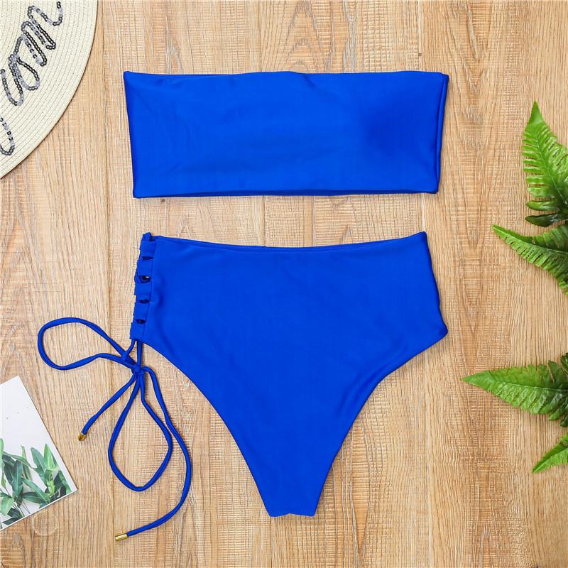 Sexy Bikini Push Up High Waist Bikini Push Up Leopard Elastic Band Swimsuit Sexy Biquini With Adjustable Strap Swimwear Women