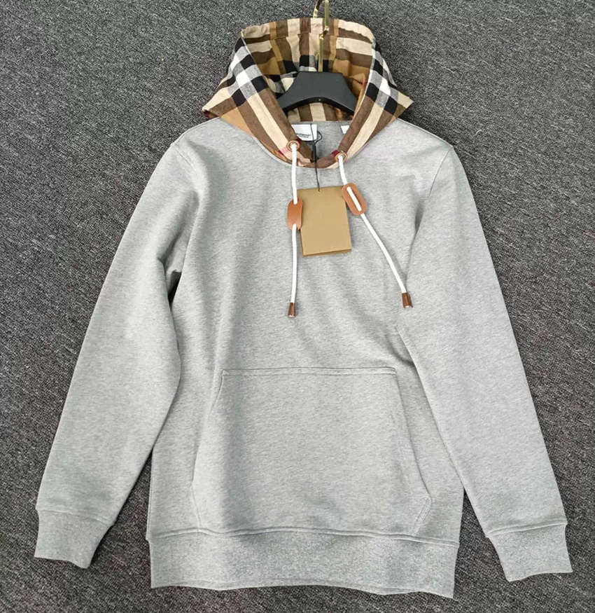 Designer Plaid Hat Hoodies Blended Hooded Pocket Overweight Fabric Sweater Hoodie Tricolor Unisex Autumn and Winter, Black
Designer Plaid Hat Hoodies Blended Hooded Pocket Overweight Fabric Sweater Hoodie Tricolor Unisex Autumn and Winter, Black