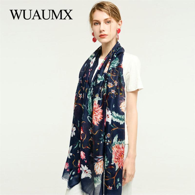 Wuaumx Brand Scarf Women Flower Pattern Scarves Elegant Ladies Sjaal Sunscreen Shawl And Wrap Female Large Size Muffler 180*90cm1
Wuaumx Brand Scarf Women Flower Pattern Scarves Elegant Ladies Sjaal Sunscreen Shawl And Wrap Female Large Size Muffler 180*90cm1