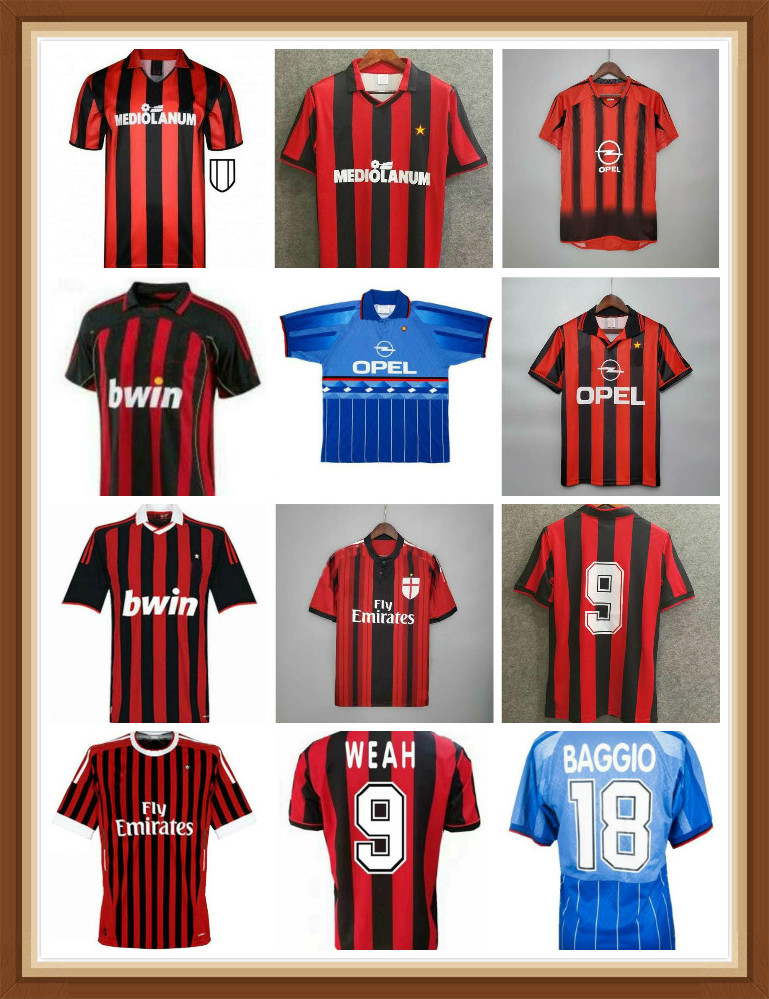 90 91 Retro shirts home 96 97 Gullit SOCCER JERSEY 02 03 04 Maldini Van Basten football RONALDO KAKA Inzaghi 06 07 2009 SHEVCHENKO A1, Red
90 91 Retro shirts home 96 97 Gullit SOCCER JERSEY 02 03 04 Maldini Van Basten football RONALDO KAKA Inzaghi 06 07 2009 SHEVCHENKO A1, Red