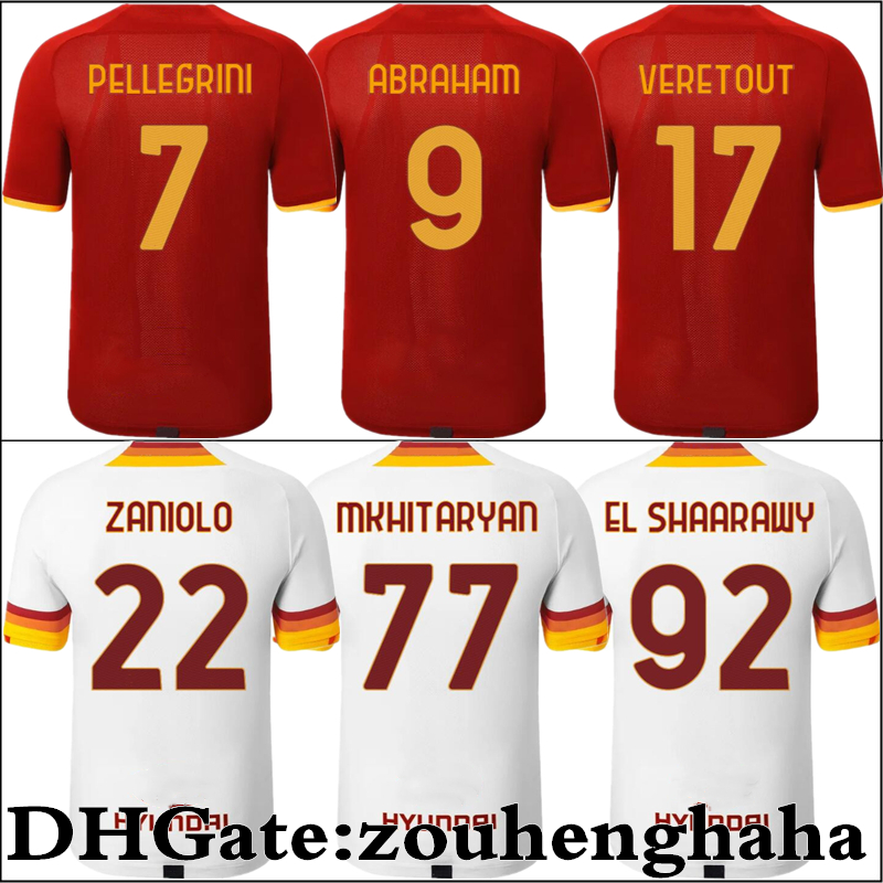 TOP ABRAHAM soccer jersey ZANIOLO ROMA VERETOUT rome PELLEGRINI KUMBULLA TOTTI El Shaarawy SHOMURODOV 21 22 football shirt 2021 2022 Men kit uniforms maillot, Away +patch
TOP ABRAHAM soccer jersey ZANIOLO ROMA VERETOUT rome PELLEGRINI KUMBULLA TOTTI El Shaarawy SHOMURODOV 21 22 football shirt 2021 2022 Men kit uniforms maillot, Away +patch