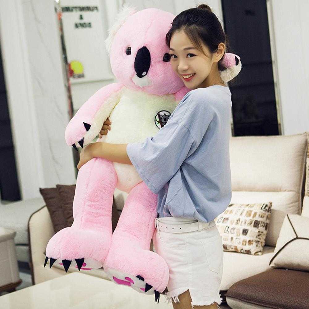 70-140cm Big Giant Australia Koala Plush Toy Soft Stuffed Koala Bear Doll Toys Kids Toys Juguetes Toys for Girls Birthday Gift Q0727