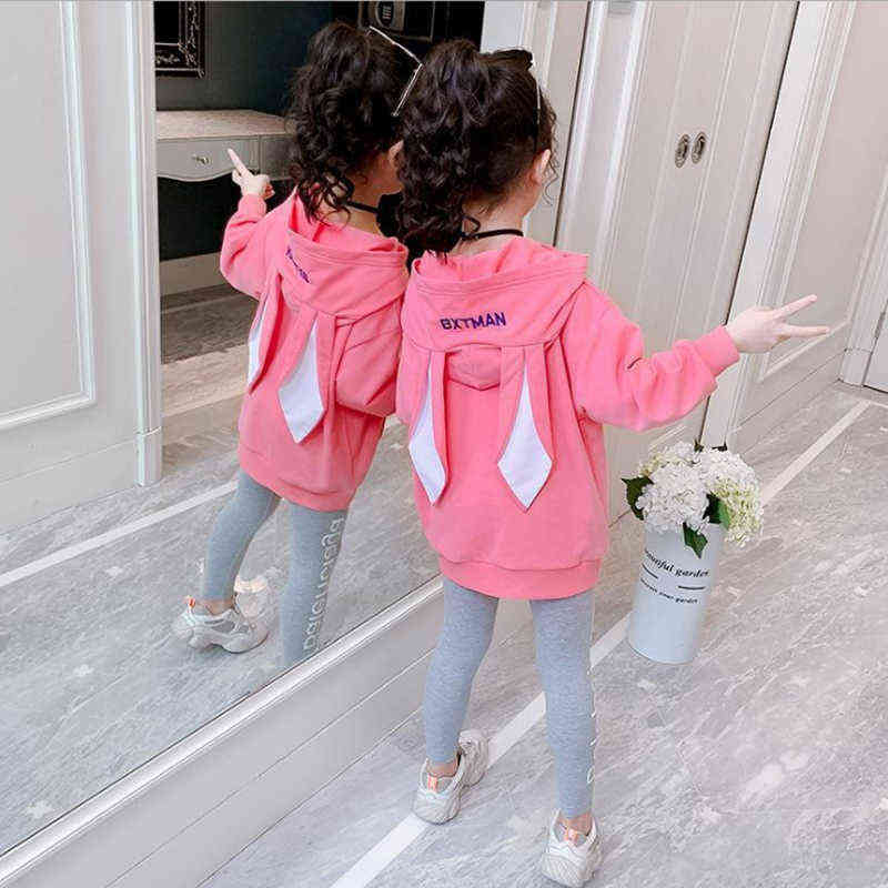 Child Girl tracksuit Clothes Set Teen Baby Tracksuit Spring Autumn Long Sleeve 2 Piece Children Suits 4 6 8 10 12 Years 211104