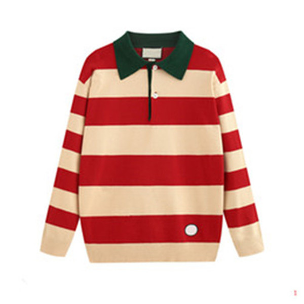 Luxury Designer Sweaters for Mens Women Autumn Brand Sweater with Lapel Neck Fashion Men Sweaters with Letters Pattern Tops Clothes S-2XL, Multi
Luxury Designer Sweaters for Mens Women Autumn Brand Sweater with Lapel Neck Fashion Men Sweaters with Letters Pattern Tops Clothes S-2XL, Multi