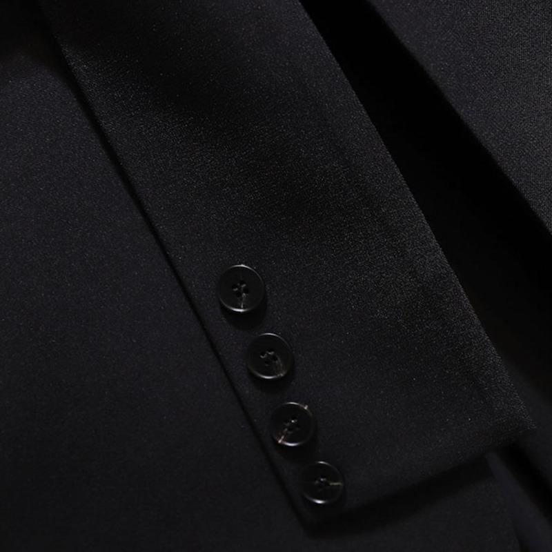 Casual Dresses Women Belt Jacket Notched Collar Long Sleeve Female Coat Fashion Autumn Blazer Dress Lace Up Sashes Slim Fitting