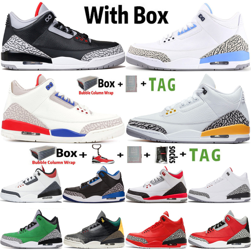 2021 High OG Jumpman 3 3s UNC Black Cement Tinker Mens Basketball Shoes International Fligh Varsity Royal Sports Trainers Sneakers Size 7-13
2021 High OG Jumpman 3 3s UNC Black Cement Tinker Mens Basketball Shoes International Fligh Varsity Royal Sports Trainers Sneakers Size 7-13