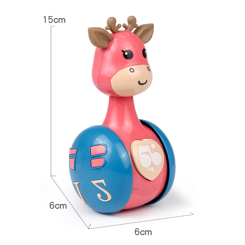 Electronics RobotsFun Electric Rolling Monkey Robot Toy Voice Control Lighting Music Somersault Child Baby Interactive Toys for