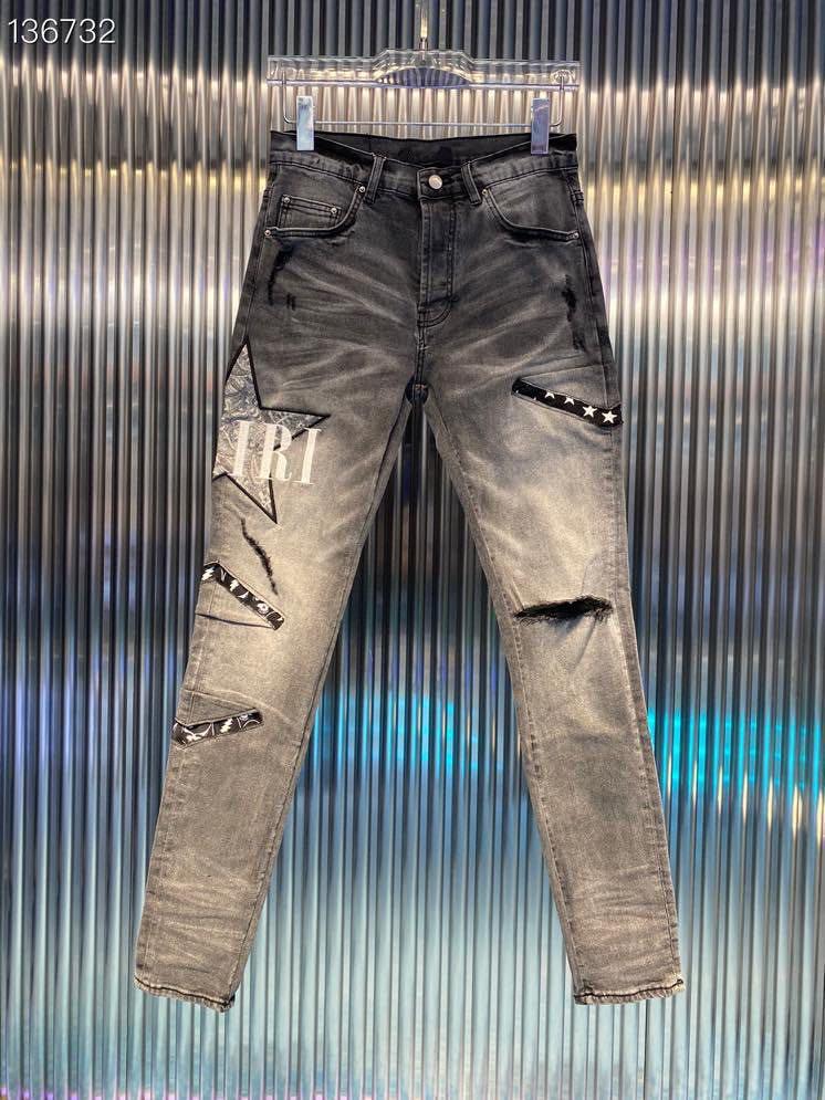 Men's Jeans Rk763 Fashion 2021 Runway Luxury European Design Party Style Clothing, Gray
Men's Jeans Rk763 Fashion 2021 Runway Luxury European Design Party Style Clothing, Gray