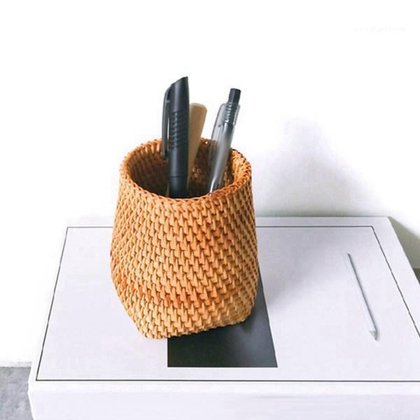 Storage Baskets 1PC Eco-Friendly Rattan Chopsticks Spoons Bucket Dinner Knives Forks Tableware Box Home Organize
Storage Baskets 1PC Eco-Friendly Rattan Chopsticks Spoons Bucket Dinner Knives Forks Tableware Box Home Organize