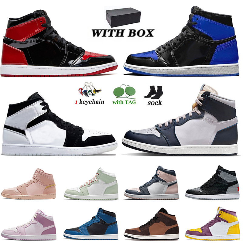Fashion 2022 Originals Jumpman 1s Men Women Basketball Shoes 1 With Box Patent Bred Royal Blue Mid Diamond Shorts Dark Marina Blue High OG Sneakers Trainers, C9 mid dark chocolate 36-46
Fashion 2022 Originals Jumpman 1s Men Women Basketball Shoes 1 With Box Patent Bred Royal Blue Mid Diamond Shorts Dark Marina Blue High OG Sneakers Trainers, C9 mid dark chocolate 36-46