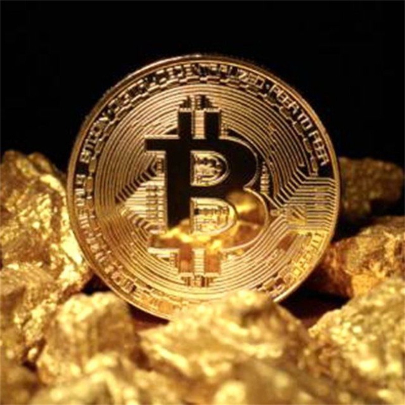 Bitcoin Coins-Protective Collectible Gifts BTC Cryptocurrency Blockchain Cryptocurrency With Original Commemorative Tokens