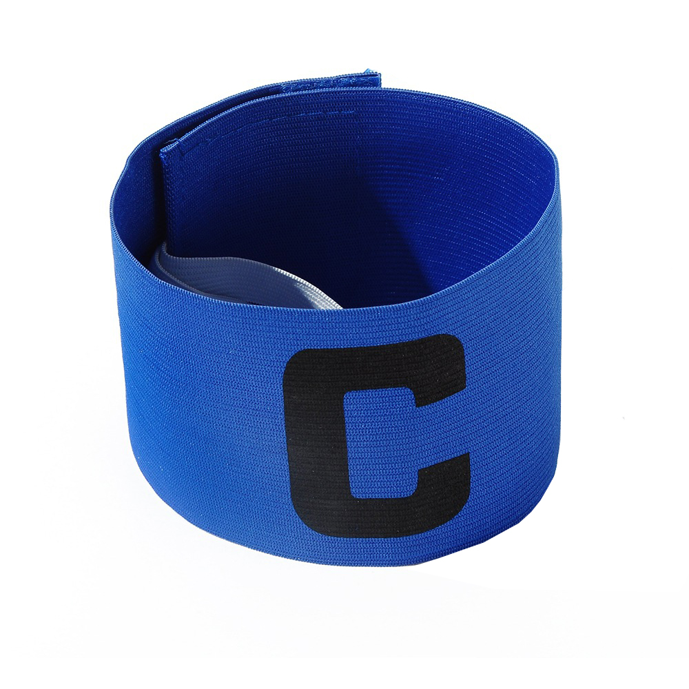 Football Soccer Captain Armband Elastic Fabric Player Bands for Adult Youth Training Rugby Futbol Practice Camp School Team Sports Athletic