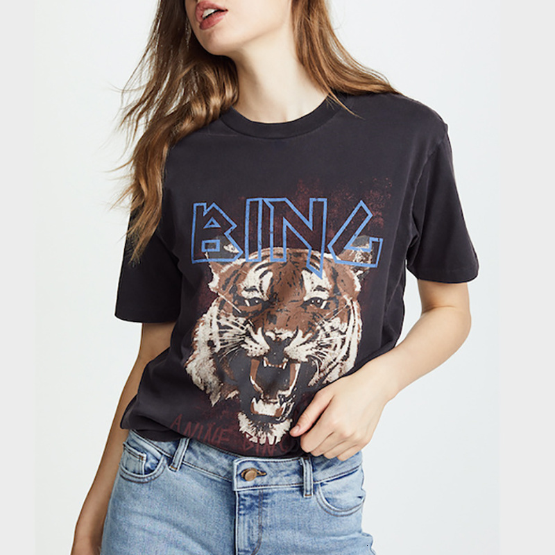 2021 Vintage Stylish Tiger Letter Print Pattern Tshirt Women France Design Summer Casual Short Sleeve Fashion t Shirts 100%cotton J2kr, Black
2021 Vintage Stylish Tiger Letter Print Pattern Tshirt Women France Design Summer Casual Short Sleeve Fashion t Shirts 100%cotton J2kr, Black