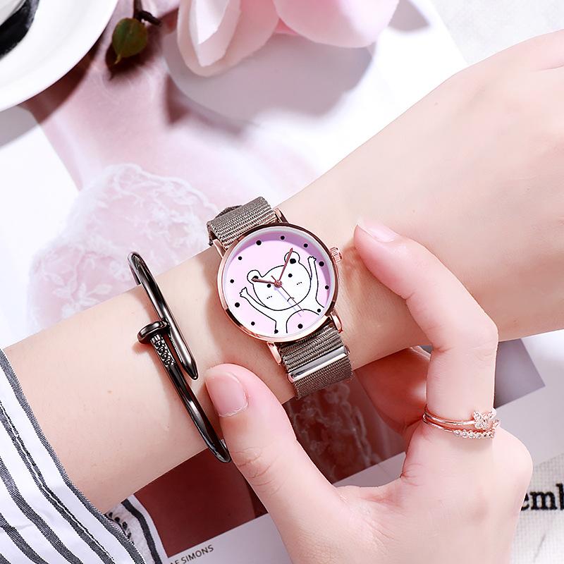 Wristwatches Girl Who Powder Small Pure And Fresh Student Contracted Wind Joker Textured With Quartz Watch, White
Wristwatches Girl Who Powder Small Pure And Fresh Student Contracted Wind Joker Textured With Quartz Watch, White