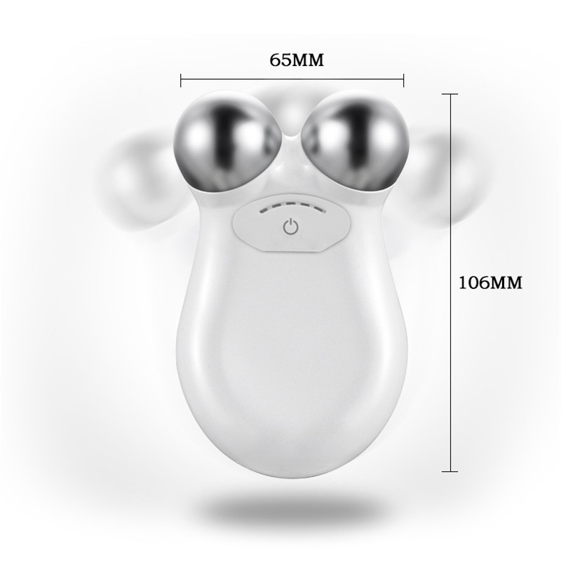 Other Beauty Equipment Shaped Lifting Face Electric Facial Roller Micro-current Massage Portable Massager Device For Sale