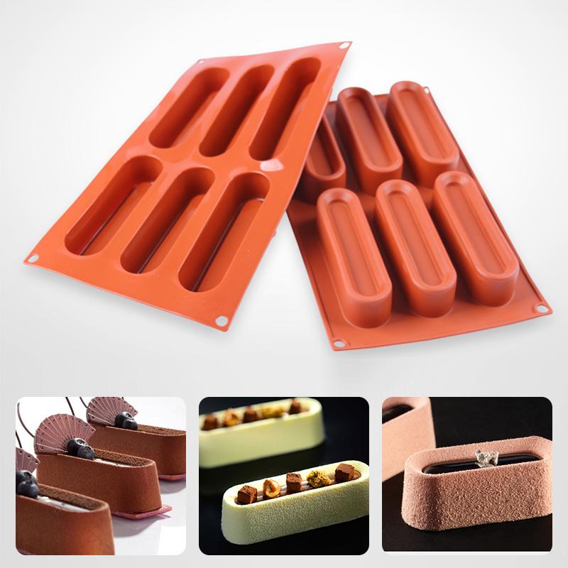 Baking Moulds 8 Cavity Cake Tools Silicone Classic Collection Shapes Finger Orange Non Stick Eclair Forms Mold
Baking Moulds 8 Cavity Cake Tools Silicone Classic Collection Shapes Finger Orange Non Stick Eclair Forms Mold
