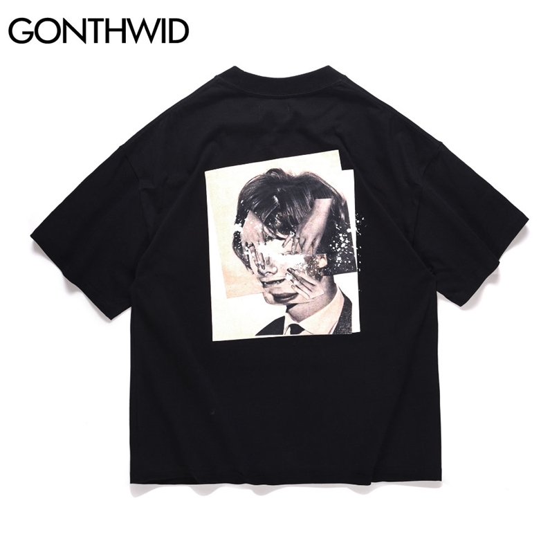 T-Shirts Streetwear Creative Pograph Print Short Sleeve Tees Hip Hop Harajuku Casual Tshirts Men Fashion Cotton Tops 210602, Black
T-Shirts Streetwear Creative Pograph Print Short Sleeve Tees Hip Hop Harajuku Casual Tshirts Men Fashion Cotton Tops 210602, Black